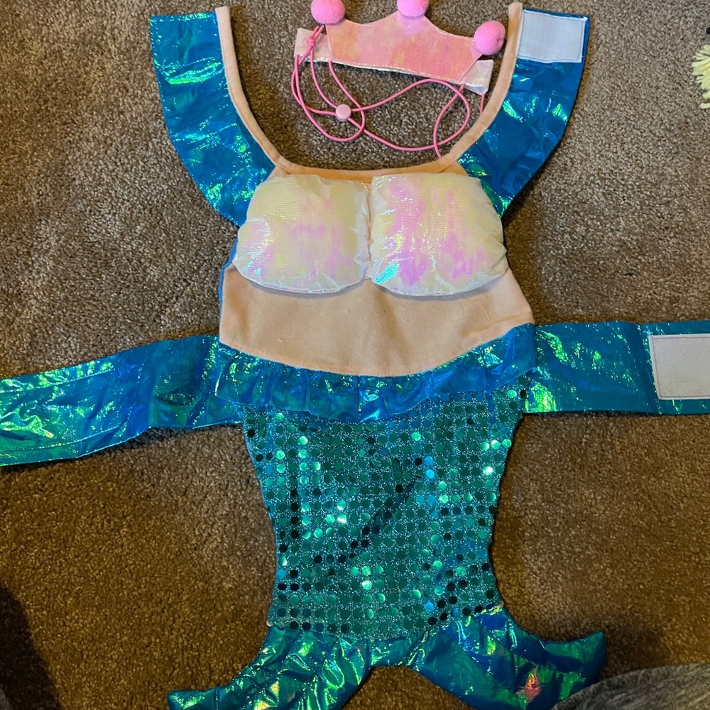 Mermaid Dog Costume - L